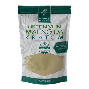 Whole Herbs - Kratom Powder Tea Green Vein Maeng Da
