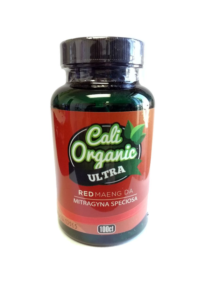 Cali Organic - Kratom Capsule Red Maeng Da Ultra 100ct