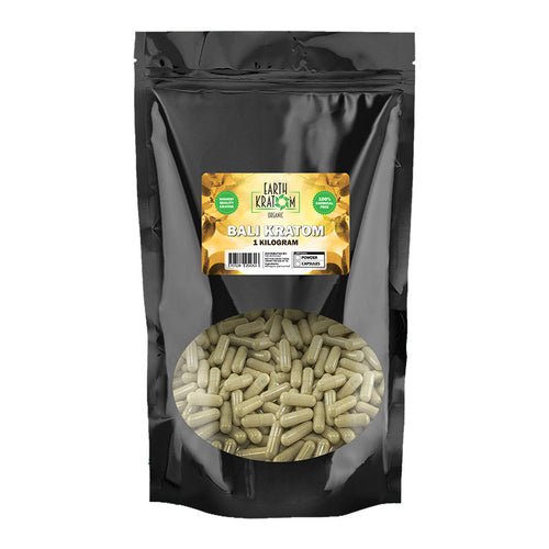 Earth Kratom - Capsule Red Bali 1Kg