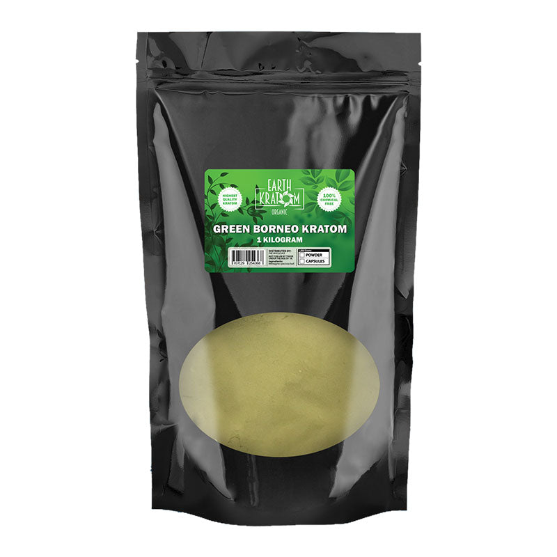 Earth - Kratom Powder Tea Green Borneo 1kg For sale