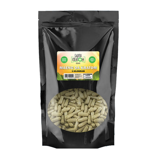 Earth Kratom - Capsule Green Maeng Da 1Kg