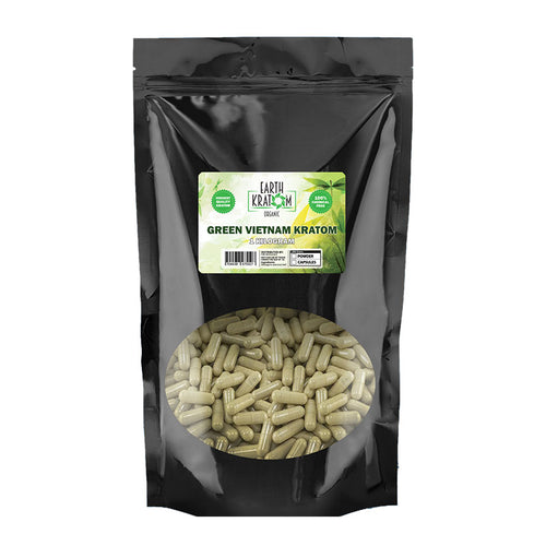 Earth Kratom - Capsule Green Vietnam 1kg
