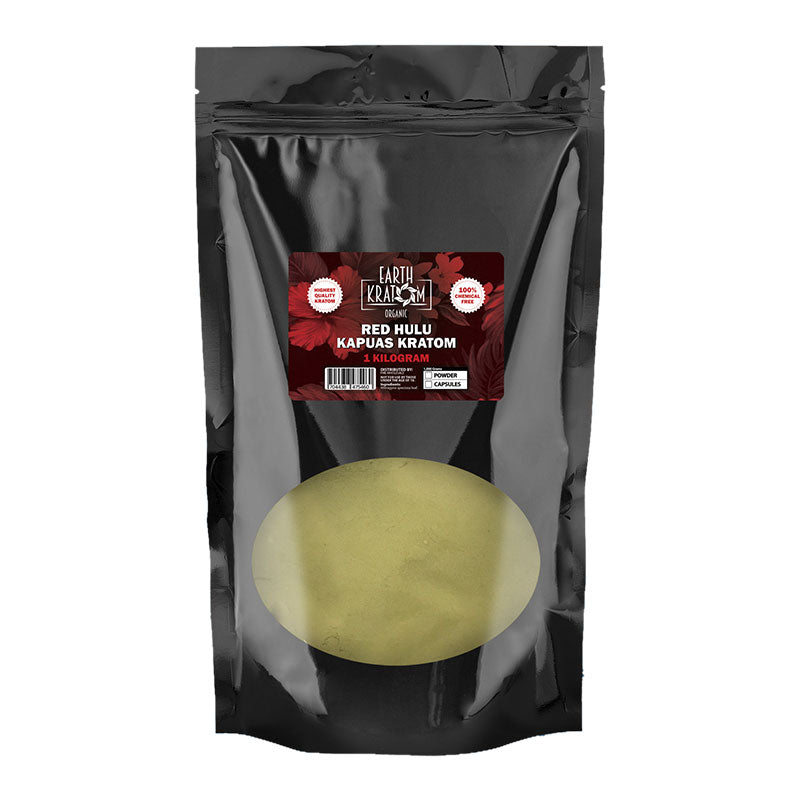 Earth - Kratom Powder Tea Red Hulu 1kg For Sale