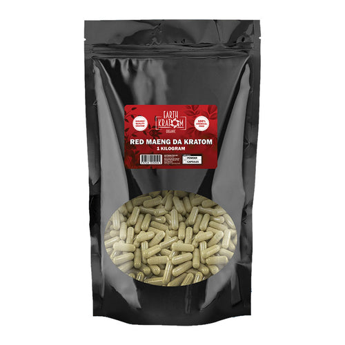 Earth Kratom - Capsule Red Maeng Da 1Kg