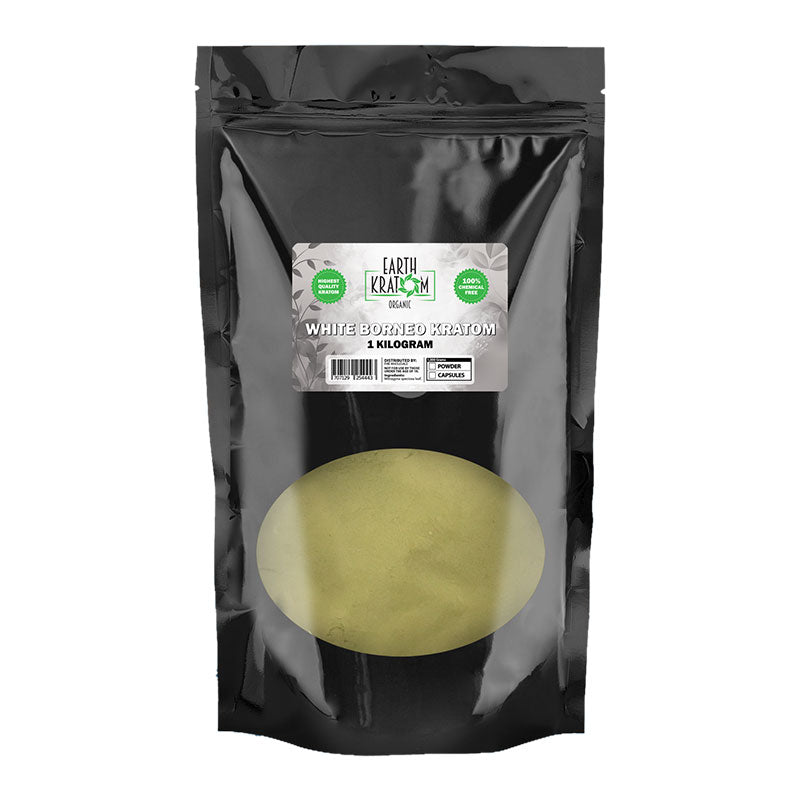 Earth - Kratom Powder Tea White Borneo 1kg For Sale