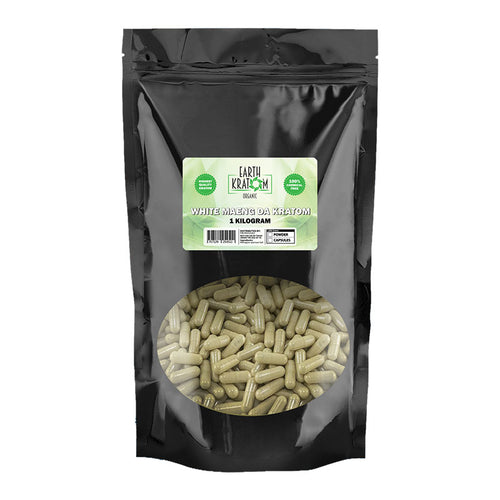 Earth Kratom - Capsule White Maeng Da 1Kg