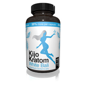 Kijo Kratom - Kratom Capsule White Bali 150ct For Sale