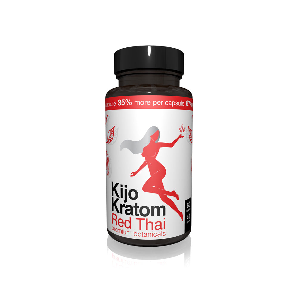 Kijo Kratom - Kratom Capsule Red Thai 60ct For Sale