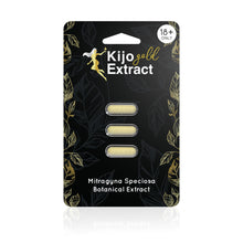 Load image into Gallery viewer, Kijo Kratom - Kratom Capsule Gold Extract 3ct For Sale