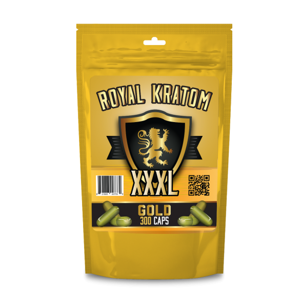 Royal Kratom - Capsule Maeng Da Gold 300ct