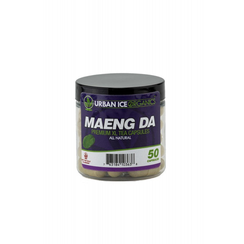 Urban Ice Organics - Kratom Capsule Maeng Da Premium XL Tea 50ct