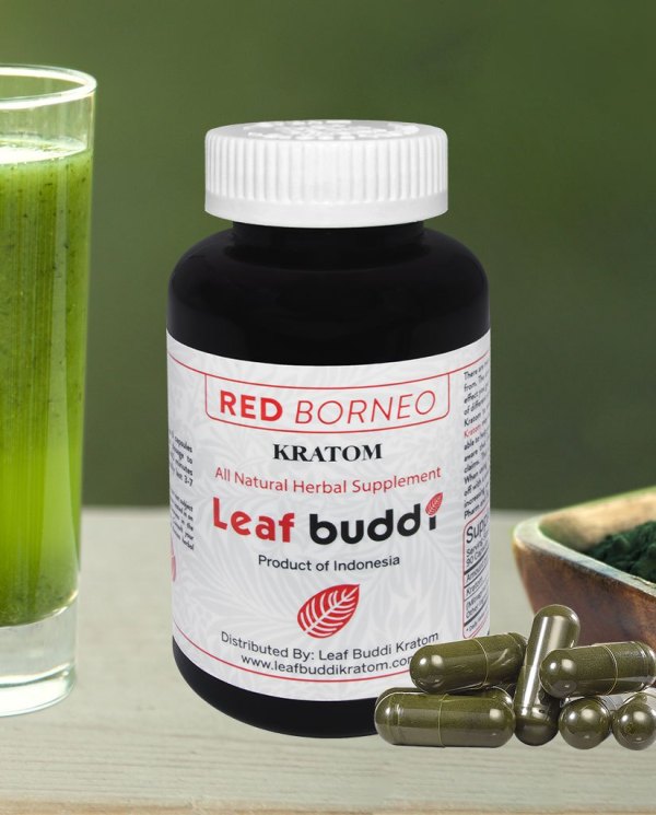 Leaf Buddi - Kratom Capsule Red Borneo